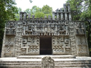 Temple reproduction at museum