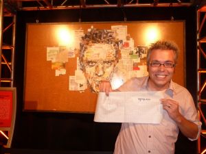 Reuben with his failed test