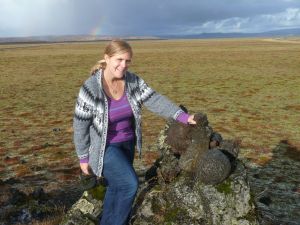 Putting our rocks on the pile for good luck