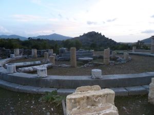 Looking at the temple