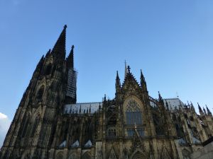 The cathedral on a nicer day