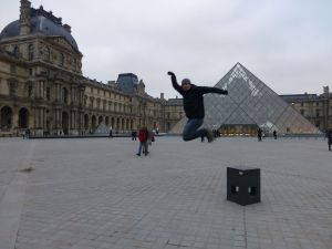 Reubs at the Louvre