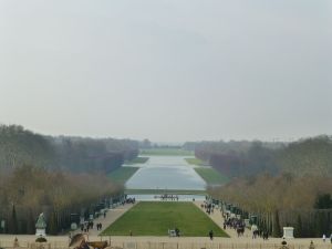 View from the back of Versailles