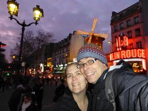 Us in front of the windmill