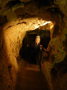 In the former underground passage