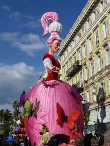 A large pink princess