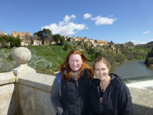Sarah and Karen on the bridge