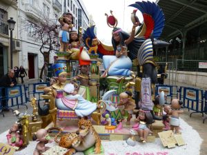 An Egyptian themed children's falla