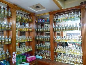 At the perfume shop