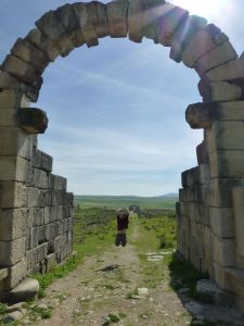 Leaping in the ruins