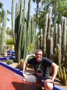 In the Jardin Marjorelle