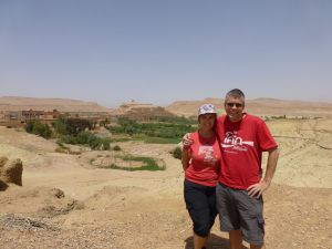 Looking over to the Kasbah