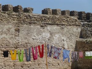 Washing on the line