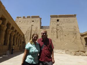 Us at the temple