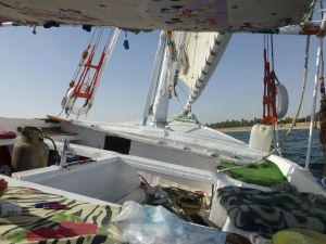 On board the felucca