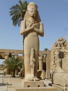 One of the huge statues