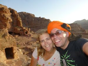 Some of the last tourists in there