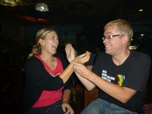 About to give a gursha