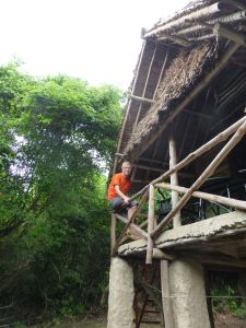 Reubs and our treehouse