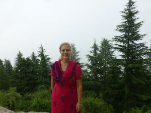 Looking out towards the Himalayas