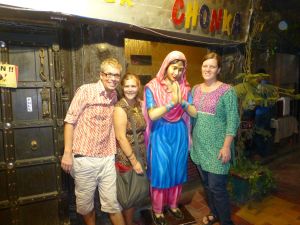 One of these figures is not a real person...