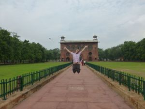 Reubs inside the fort