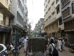 View from a cycle rickshaw
