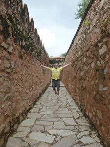 Reubs in the passageway leading to the second fort