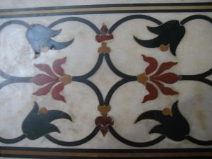 Inlaid stones