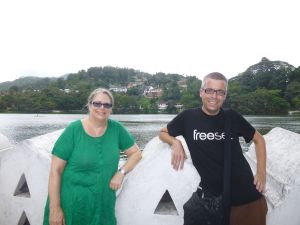 Julie and Reubs at Lake Kandy