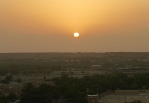 Sunset from the fort