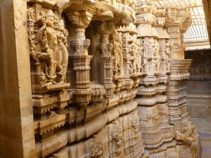 Carvings in the temple