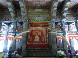 Exploring the temple