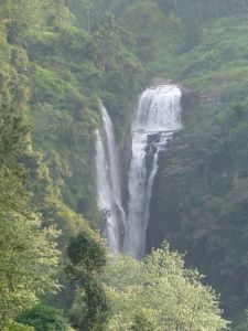 Waterfalls by the road