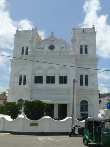 At one of the churches