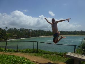 View from the island