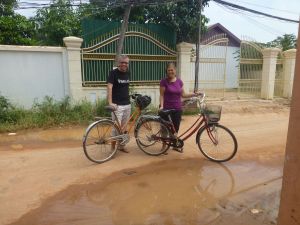 With our awesome bikes