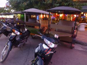 Tuk tuks Cambodian style