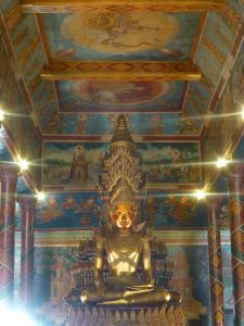 Inside Wat Phnom