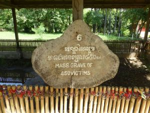 One of the many mass grave sites