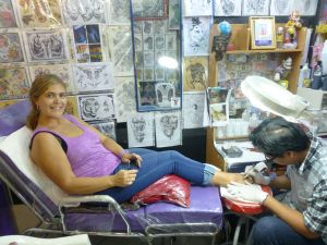 Getting my first tattoo