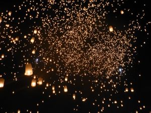 Floating further away