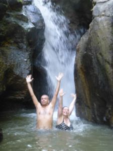 Keeping warm in the water